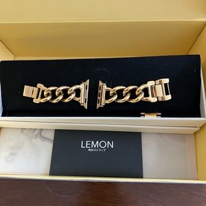 Gold Apple Watch strap